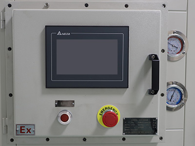 50 لتر سخان مياه مبرد للمختبر التفاصيل - نظام تحكم مقاوم للانفجار وشاشة LCD تعمل باللمس (اختياري 2).