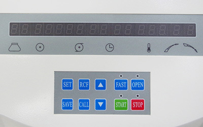 HR-20 منضدة عالية السرعة المبردة المبردة التفاصيل - شاشة LCD ، تعرض جميع معلمات الأداة في الوقت الفعلي.